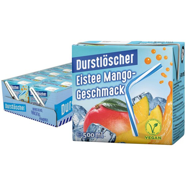 Durstlöscher Eistee Mango 12/0,5l günstig kaufen | MULTI Grosshandel