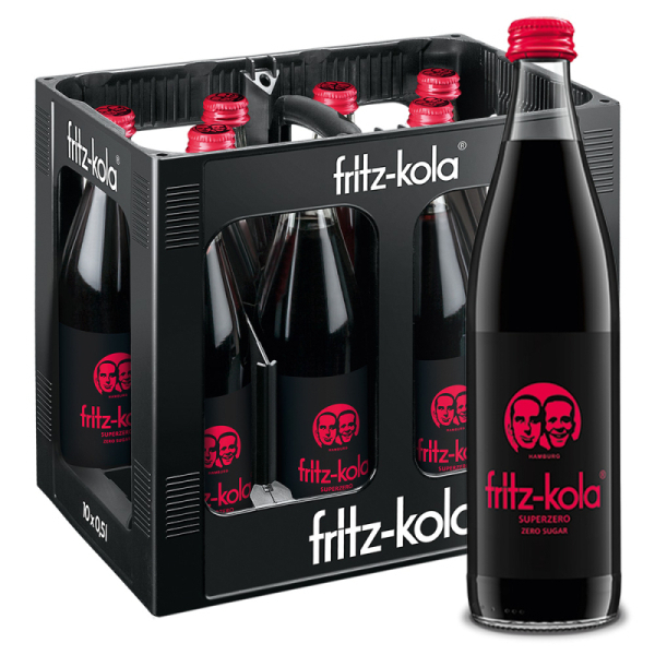 Fritz Kola Superzero 10/0,5l günstig kaufen | MULTI Grosshandel