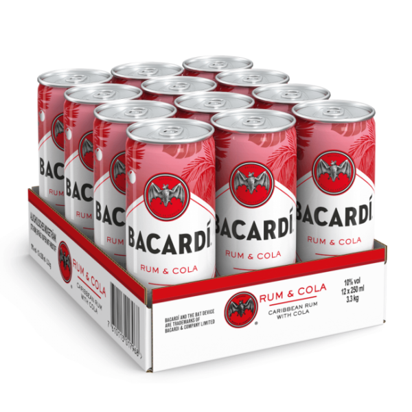 Bacardi & Cola Rum 10% 12/0,25l günstig kaufen | MULTI Grosshandel