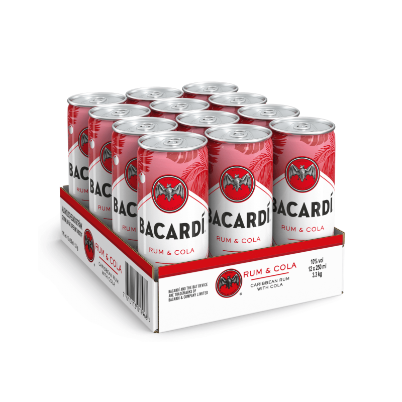 Bacardi & Cola Rum 10% 12/0,25l günstig kaufen | MULTI Grosshandel