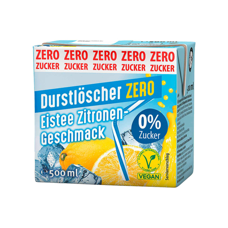 Durstl. Eistee Zitrone Zero 12/0,5l günstig kaufen | MULTI Grosshandel