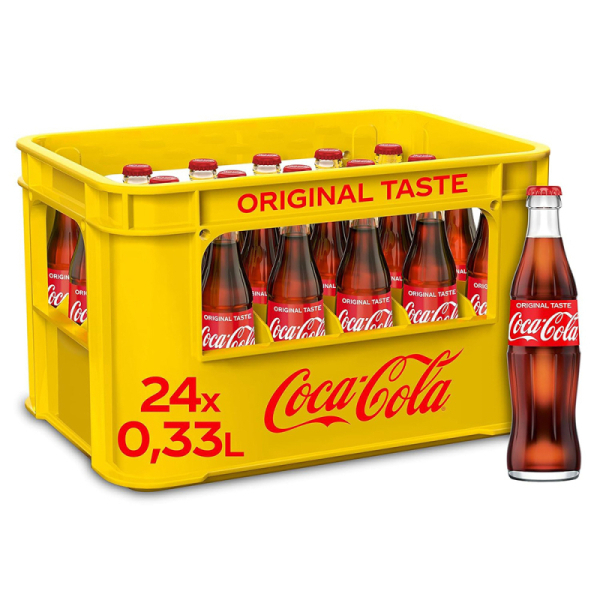 Coca Cola 24/0,33l Glas günstig kaufen | MULTI Grosshandel