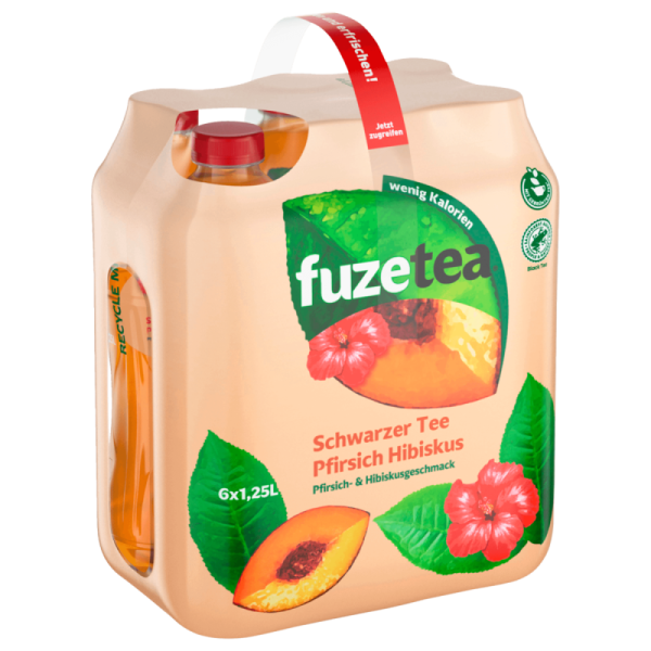 FuzeTea Hibiskus Pfirsich 6/1,25l günstig kaufen | MULTI Grosshandel