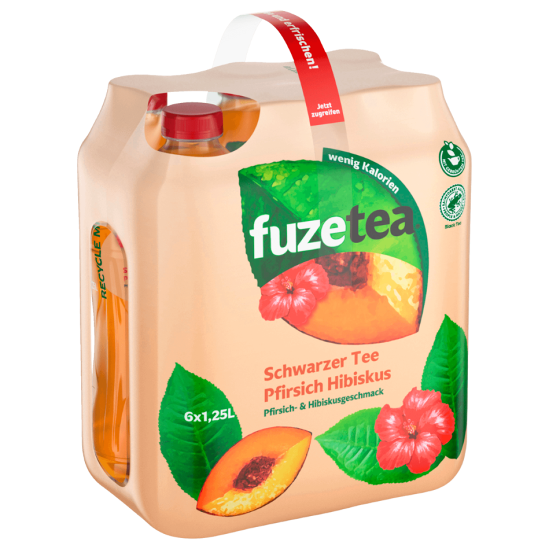 FuzeTea Hibiskus Pfirsich 6/1,25l günstig kaufen | MULTI Grosshandel
