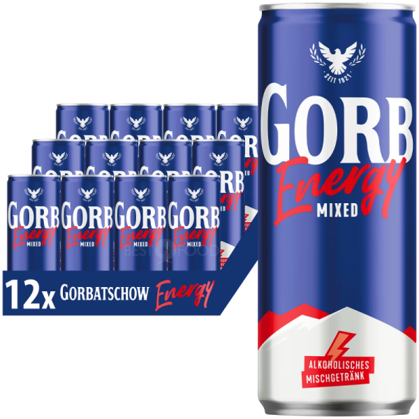 Wodka Gorbatschow Energy 12/0,33l günstig kaufen | MULTI Grosshandel