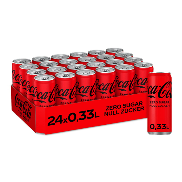 Coca Cola Zero 24/0,33l Dose günstig kaufen | MULTI Grosshandel