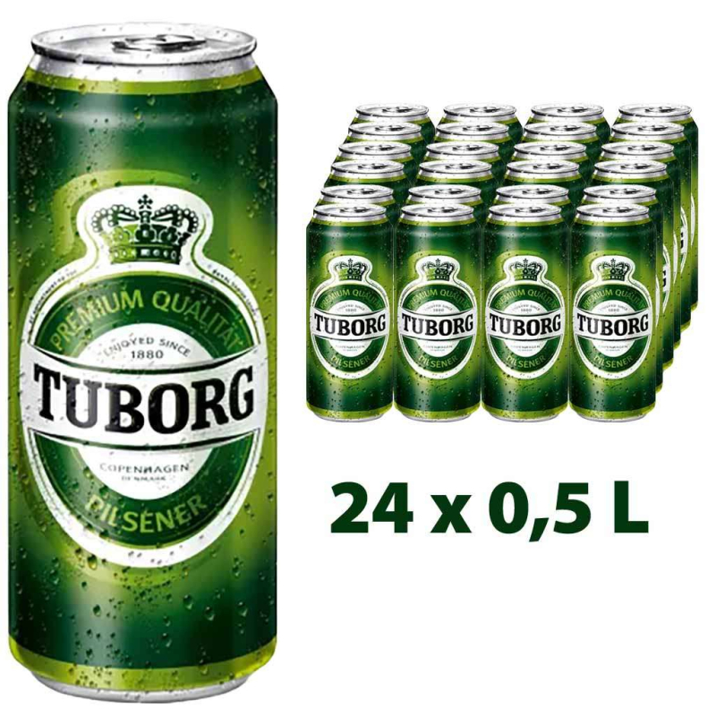 Tuborg Pilsener 24/0,5l DPG günstig kaufen | MULTI Grosshandel