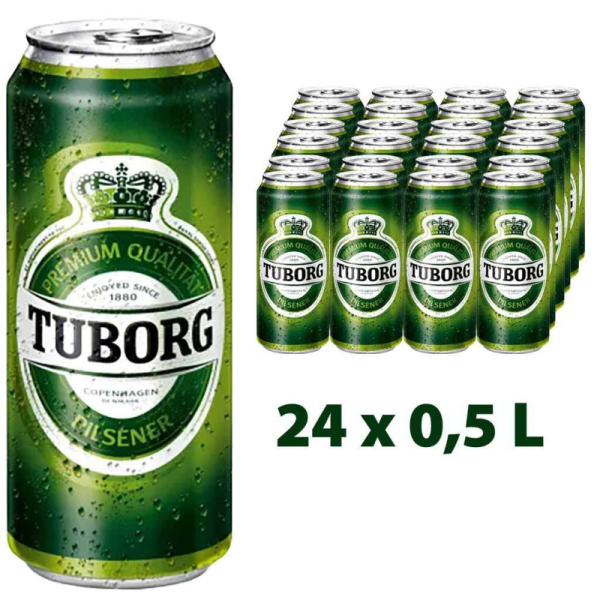 Tuborg Pilsener 24/0,5l DPG günstig kaufen | MULTI Grosshandel