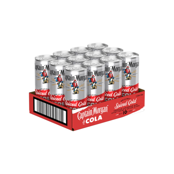 Captain Morgan & Cola  12/0,25l DPG günstig kaufen | MULTI Grosshandel