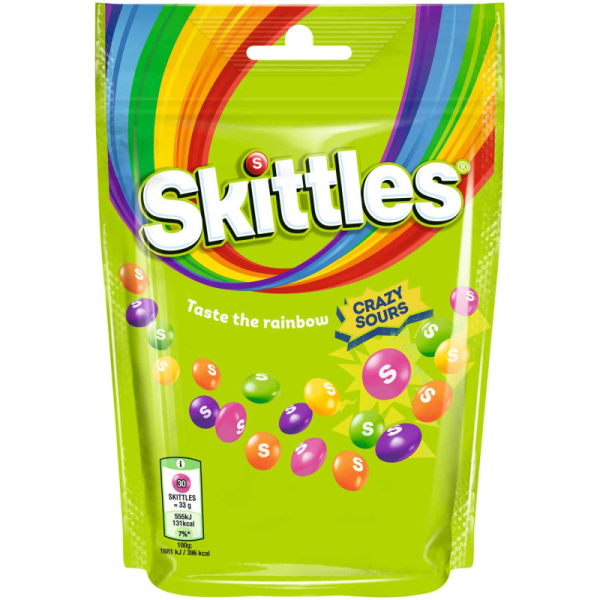 Skittles Crazy Sour 136g günstig kaufen | MULTI Grosshandel