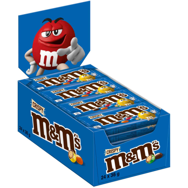 M&M's Crispy 24/36g günstig kaufen | MULTI Grosshandel
