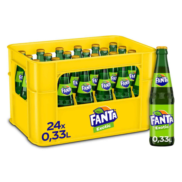 Fanta Exotic 24/0,33l Glas günstig kaufen | MULTI Grosshandel