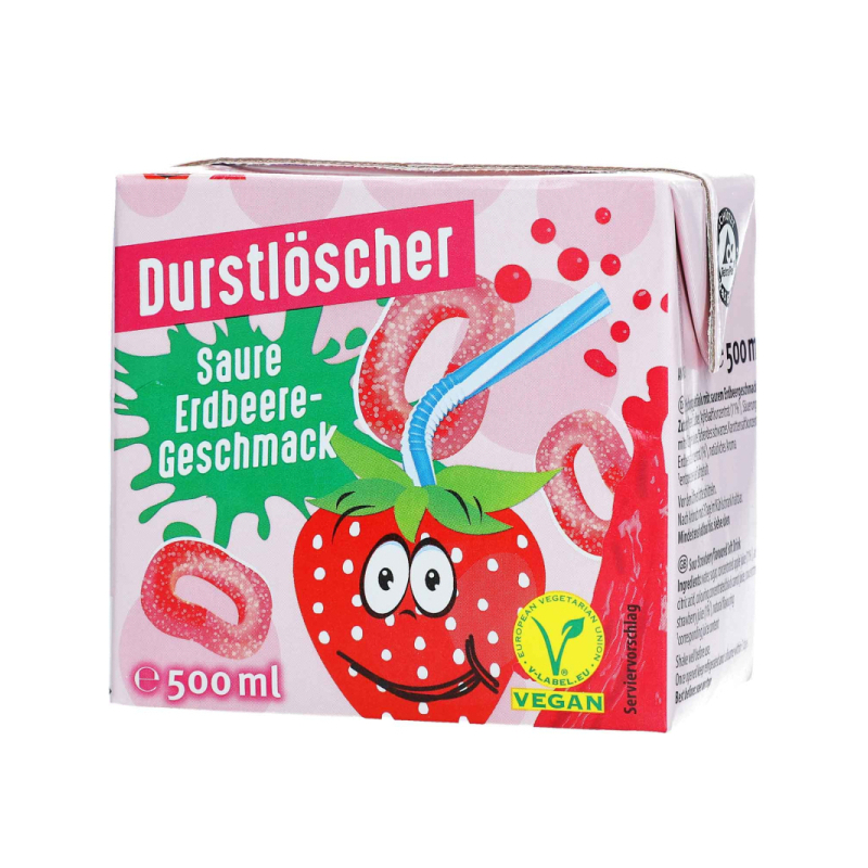 Durstlöscher Saure Erdbeere 12/0,5l günstig kaufen | MULTI Grosshandel