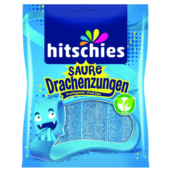 Hitschies Drachenzunge Blau 125g günstig kaufen | MULTI Grosshandel