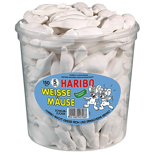 Haribo Weisse Mäuse 150er günstig kaufen | MULTI Grosshandel
