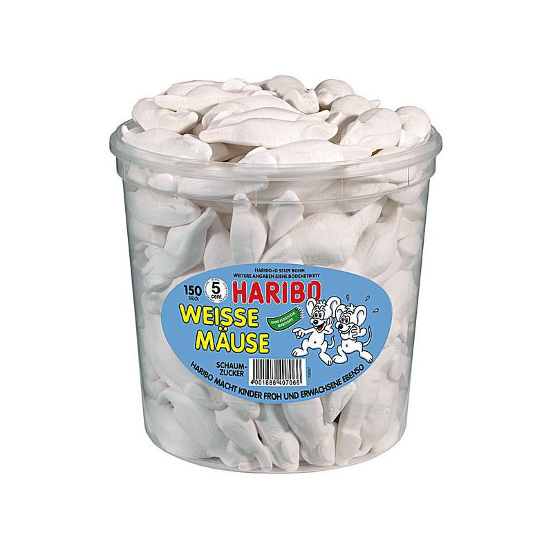 Haribo Weisse Mäuse 150er günstig kaufen | MULTI Grosshandel
